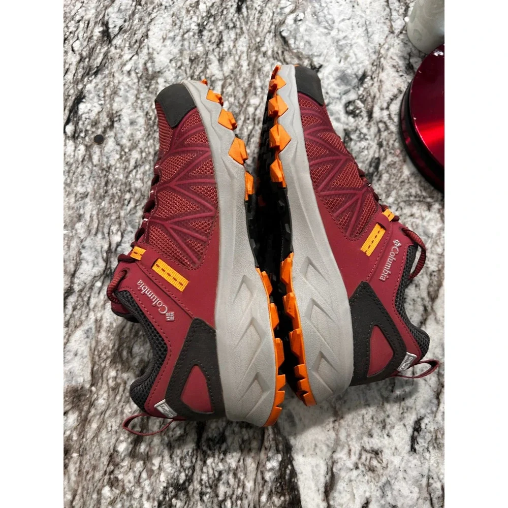 Columbia Peakfreak II Outdry  Hiking Shoes Red Orange Waterproof BL5953-679